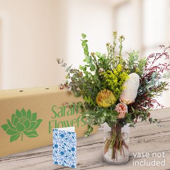Natural Posy With Card Flowers