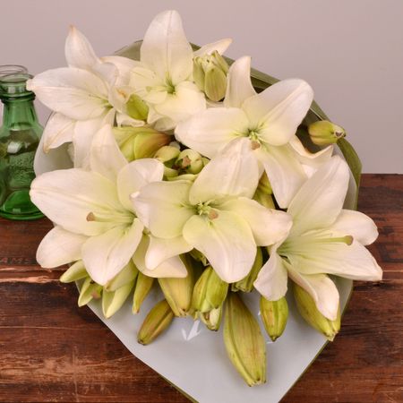 Lilies in White